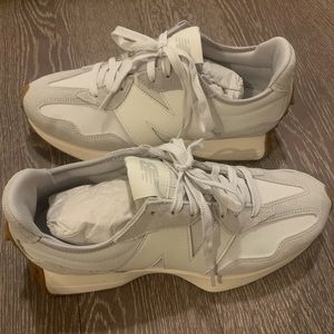 New Balance 327 grey and white